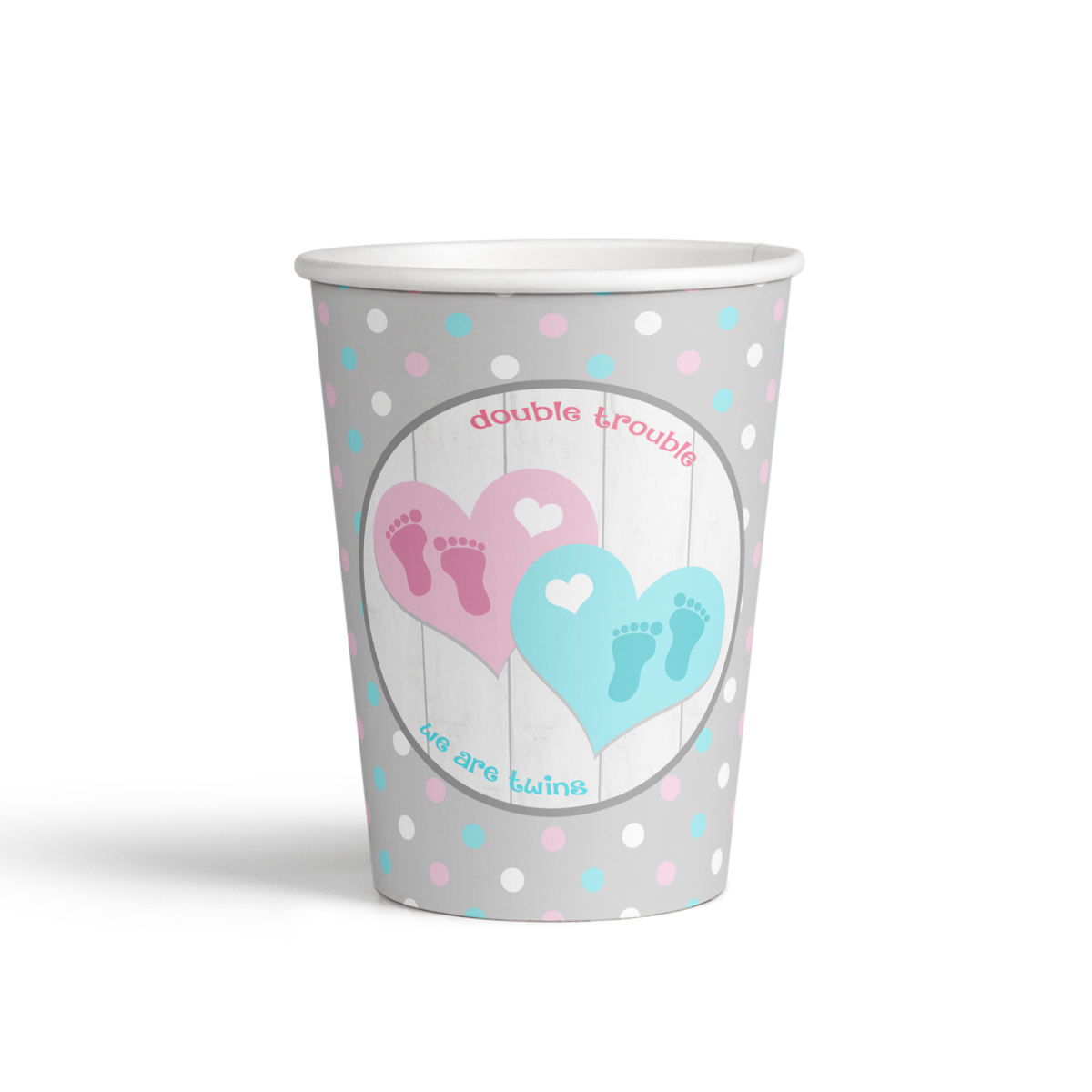 Babyparty-Set für Zwillinge – Junge und Mädchen – Bild 3
