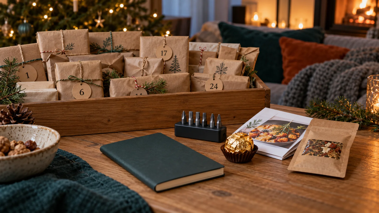 Adventskalender für Männer selber füllen: 24 Ideen, die zu ihm passen
